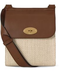 Mulberry - Small Raffia Antony Messenger Bag - Lyst
