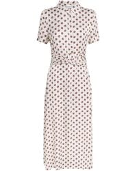 Claudie Pierlot - Floral Maxi Shirt Dress - Lyst