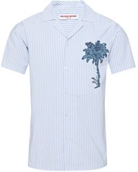 Orlebar Brown - Palm Tree Hibbert Shirt - Lyst