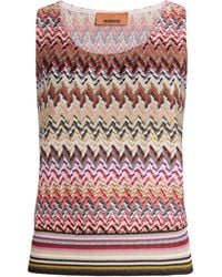 Missoni - Zigzag Knit Top - Lyst