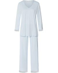 Hanro - Cotton Long Inaya Pyjama Set - Lyst