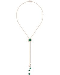 Piaget - Rose, Diamond And Malachite Possession Pendant Necklace - Lyst