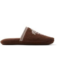 Versace - Cotton Medusa Slippers - Lyst