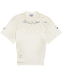Balenciaga - Cotton Classic Ink Distressed T-Shirt - Lyst
