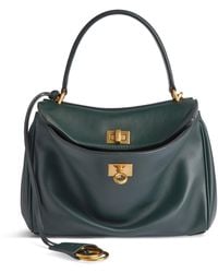Balenciaga - Mini Leather Rodeo Top-Handle Bag - Lyst