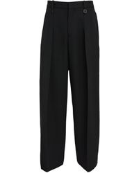 WOOYOUNGMI - Wool Double-pleat Tailored Trousers - Lyst