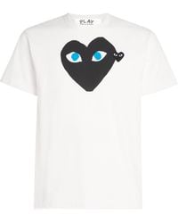 COMME DES GARÇONS PLAY - Heart Logo T-Shirt - Lyst