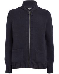 Barbour - Wool Felton Zip-up Sweater - Lyst