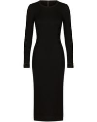Dolce & Gabbana - Bodycon Midi Dress - Lyst