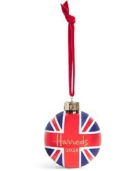 Harrods - Union Jack 2026 Year Bauble - Lyst