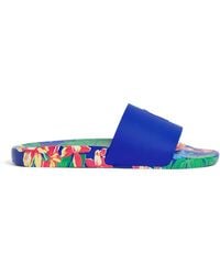 Polo Ralph Lauren - Tropical Polo Pony Slides - Lyst