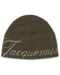 Jacquemus - Wool-Cashmere Logo Beanie - Lyst
