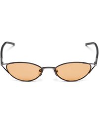 McQueen - Brass Cat-Eye Sunglasses - Lyst