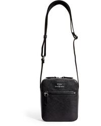 Polo Ralph Lauren - Pebbled Leather Cross-Body Bag - Lyst