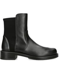 Stuart Weitzman - Leather 5050 Bold Ankle Boots 40 - Lyst