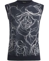 Fabiana Filippi - Silk-Blend Floral Sleeveless Blouse - Lyst