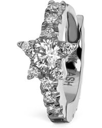 Maria Tash - Diamond Star Eternity Hoop Earring - Lyst