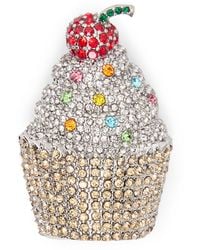 Weekend by Maxmara - Embellished Cupcake Brooch - Lyst