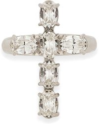 Dolce & Gabbana - Embellished Cross Ring - Lyst