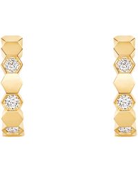 Chaumet - And Diamond Bee De Hoop Earrings - Lyst