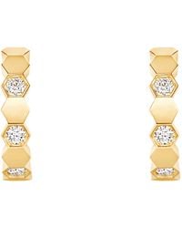 Chaumet - And Diamond Bee De Hoop Earrings - Lyst