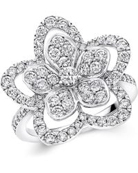 Graff - And Diamond Wild Flower Ring - Lyst