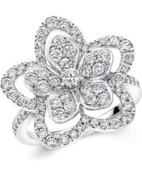 Graff - And Diamond Wild Flower Ring - Lyst