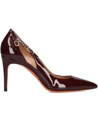 Santoni - Patent Leather Audrey Pumps 80 - Lyst
