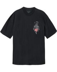 AllSaints - Organic Cotton Scimitar T-Shirt - Lyst