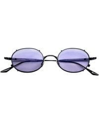 Jacques Marie Mage - Titanium Oval Sunglasses - Lyst