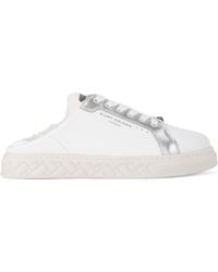 Kurt Geiger - Leather Kensington Cupsole Slip-On Sneakers - Lyst