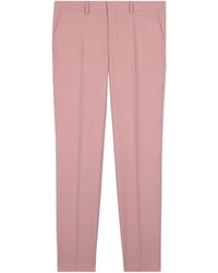 The Kooples - Wool-blend Straight Trousers - Lyst