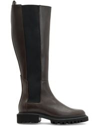 AllSaints - Leather Maeve Knee-High Boots - Lyst