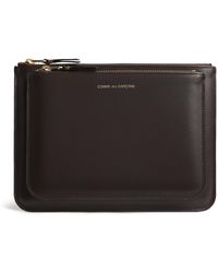 Comme des Garçons - Large Leather Outside Pocket Wallet - Lyst