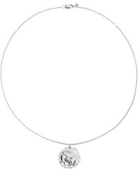 Monica Vinader - Sterling Taurus Zodiac Necklace - Lyst