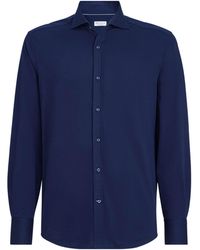 Brunello Cucinelli - Cotton Piqué Shirt - Lyst