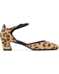 Jimmy Choo - Pixie 45 Leopard Print Pumps - Lyst