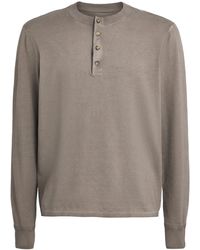 Rag & Bone - Supima Cotton Henley T-Shirt - Lyst
