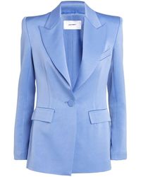 Alex Perry - Satin Crepe Single-breasted Blazer - Lyst