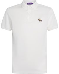 Ralph Lauren - Cotton Logo Polo Shirt - Lyst