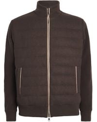 FIORONI CASHMERE - Virgin Wool-Cashmere Down Jacket - Lyst