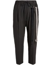 Song For The Mute - Pleated Rope Trousers - Lyst