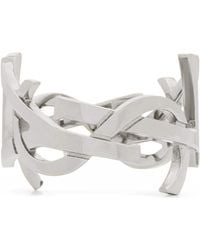 Saint Laurent - Twist Cassandre Ring - Lyst
