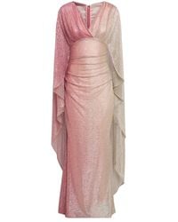 Talbot Runhof - Ombré Voile Cape Gown - Lyst
