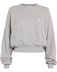 ÉTERNE - French Terry Cropped Sweatshirt - Lyst
