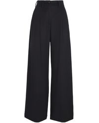 Colombo - Kid Cashmere Pleated Wide-Leg Trousers - Lyst