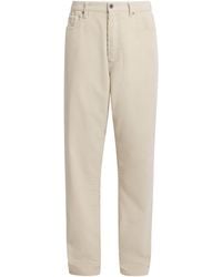 Emporio Armani - Cotton Corduroy Five-Pocket Trousers - Lyst