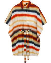 Loewe - X Paula' Ibiza Cotton-Blend Stripe Kaftan - Lyst