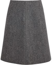 Weekend by Maxmara - Wool A-Line Skirt - Lyst