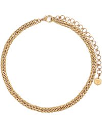 SHAY - Mini Yellow Gold And Diamond Link Necklace - Lyst